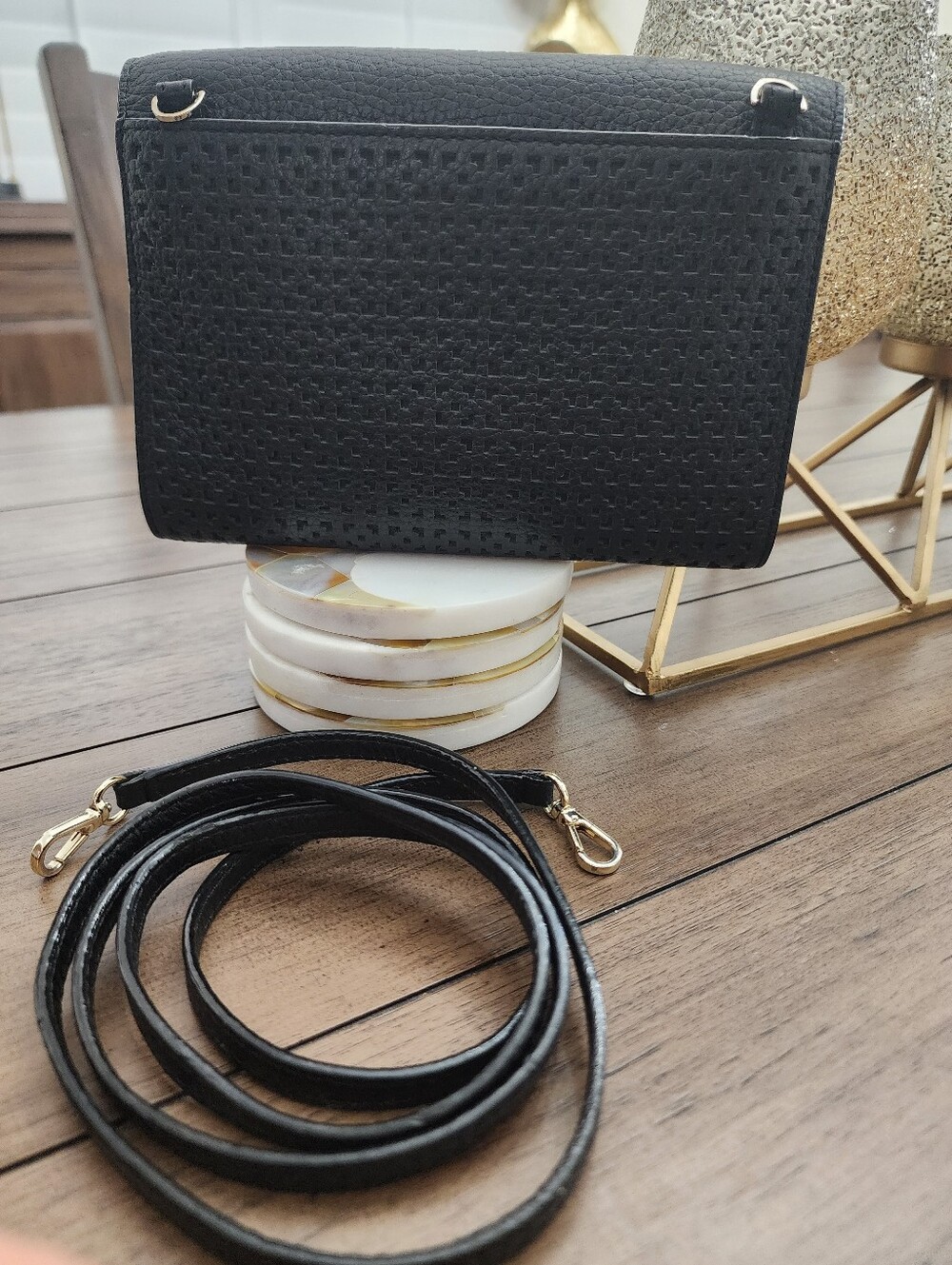 kate spade New York Black Leather Crossbody Bag - Picture 5 of 16